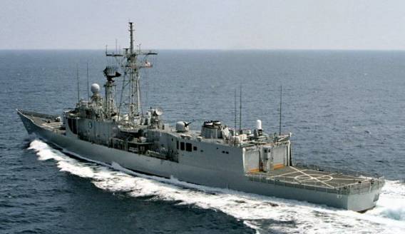 FFG-27 USS Mahlon S. Tisdale Oliver Hazard Perry class guided missile frigate