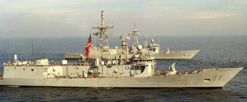 FFG-27 USS Mahlon S. Tisdale Oliver Hazard Perry class guided missile frigate