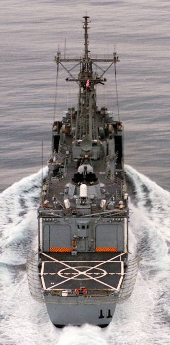 USS Mahlon S. Tisdale FFG-27 Perry class frigate