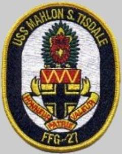 FFG-27 USS Mahlon S. Tisdale patch crest insignia