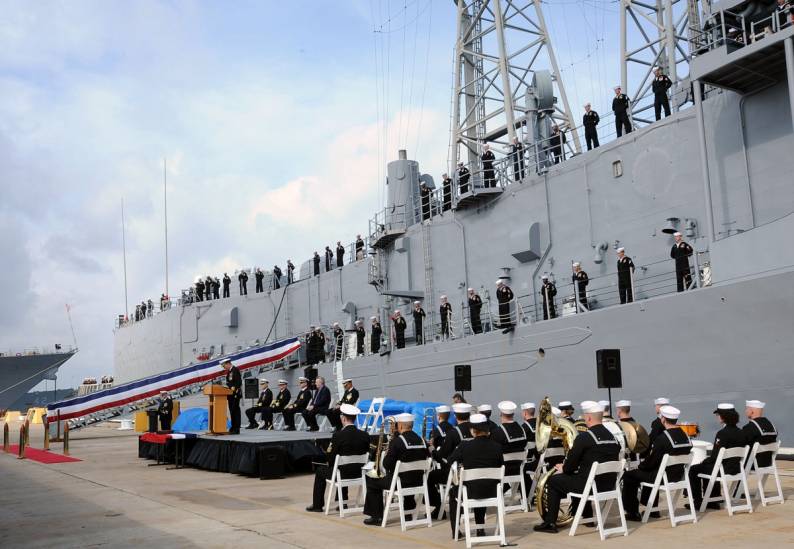FFG-28 USS Boone decommissioning ceremony Mayport Florida February 2012