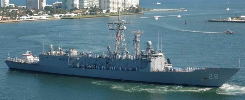 USS Boone FFG-28 Fort Lauderdale Florida 2010