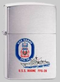 FFG-28 USS Boone zippo lighter