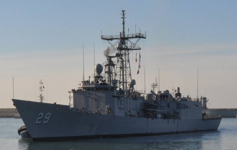 FFG-29 USS Stephen W. Groves Oliver Hazard Perry class guided missile frigate