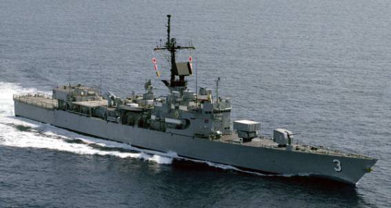 FFG-3 USS Schofield - Brooke class guided missile frigate