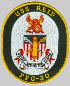 FFG-30 USS Reid patch crest insignia