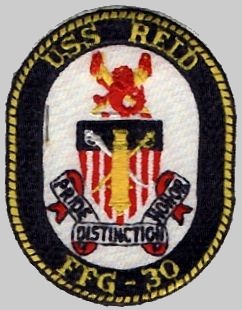 FFG-30 USS Reid patch crest insignia