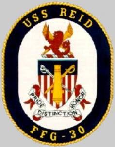 FFG-30 USS Reid patch crest insignia