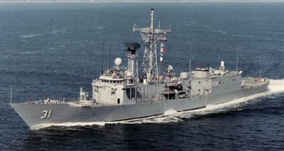 FFG-31 USS Stark Oliver Hazard Perry class guided missile frigate