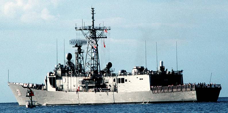 FFG-31 USS Stark Oliver Hazard Perry class guided missile frigate