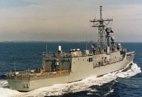 FFG-32 USS John L. Hall Oliver Hazard Perry class guided missile frigate