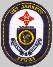 FFG-33 USS Jarrett patch crest insignia