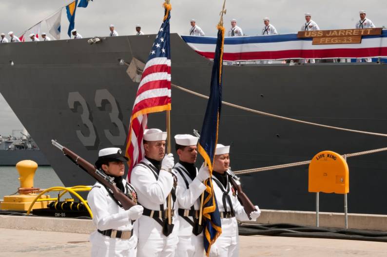 FFG-33 USS Jarrett decommissioning San Diego