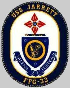 FFG-33 USS Jarrett patch crest insignia