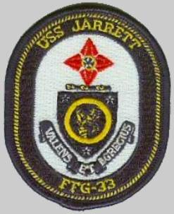 FFG-33 USS Jarrett patch crest insignia