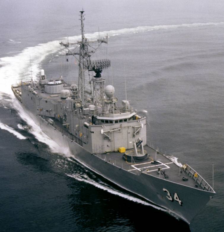 USS Aubrey Fitch FFG-34 - Perry class frigate