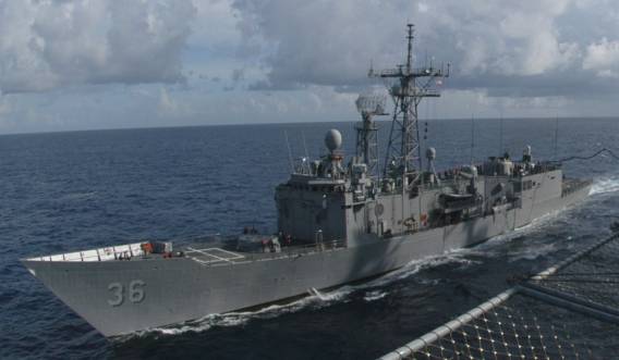 FFG-36 USS Underwood - Perry class guided missile frigate
