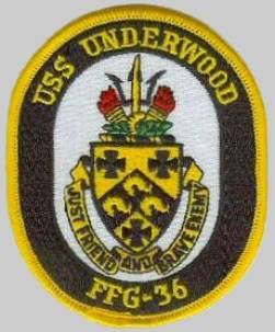 FFG-36 USS Underwood patch crest insignia