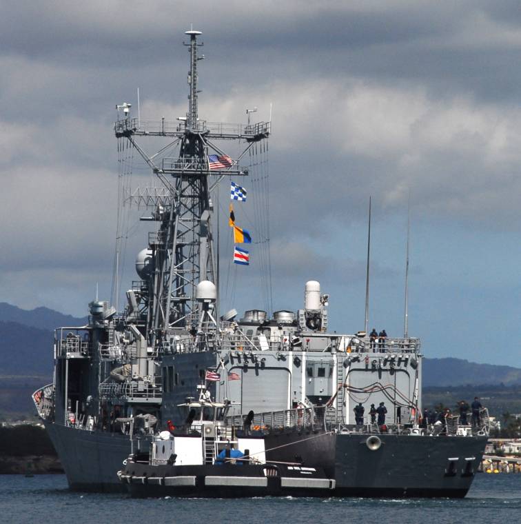 USS Crommelin FFG-37 pearl harbor hawaii ciws