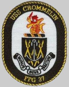 USS Crommelin FFG-37 patch crest insignia