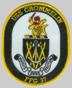 USS Crommelin FFG-37 patch crest insignia