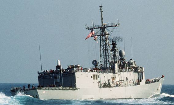 FFG-38 USS Curts - Perry class guided missile frigate