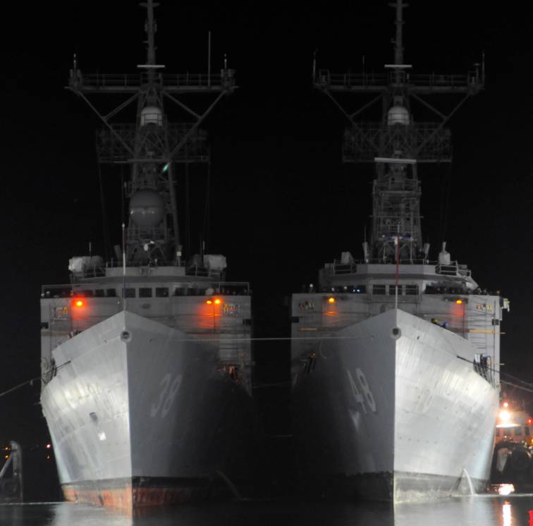 ffg 38 uss curts and ffg 48 uss vandegrift san diego