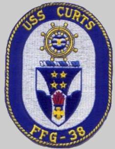 USS Curts FFG-38 patch