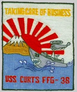 FFG-38 USS Curts cruise patch