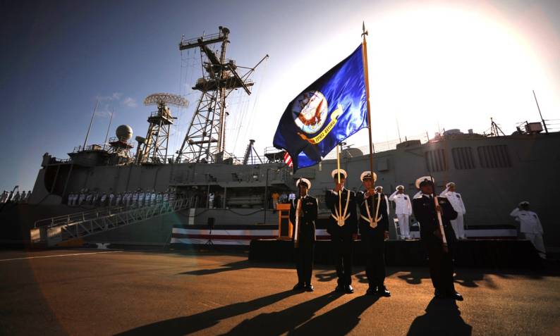 FFG-39 USS Doyle decommissioning ceremony Mayport Florida 2011