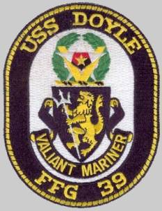 FFG-39 USS Doyle patch crest insignia