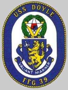 FFG-39 USS Doyle insignia crest
