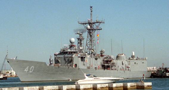 FFG-40 USS Halyburton - Perry class guided missile frigate
