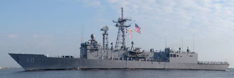 FFG-40 USS Halyburton - Perry class guided missile frigate