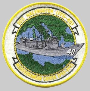 FFG-40 USS Halyburton cruise patch
