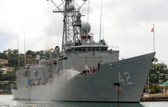 FFG-42 USS Klakring - Perry class guided missile frigate