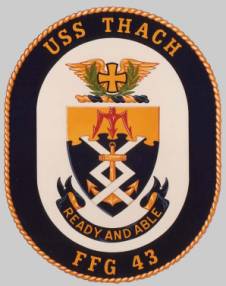 FFG-43 USS Thach patch crest insignia