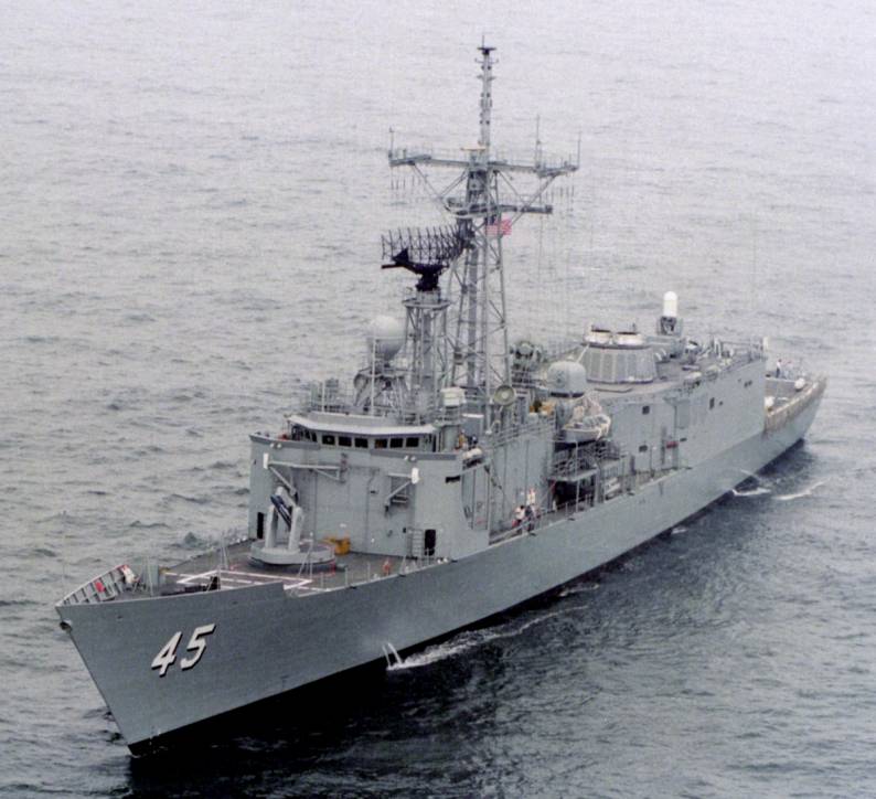 FFG-45 USS De Wert - Perry class guided missile frigate