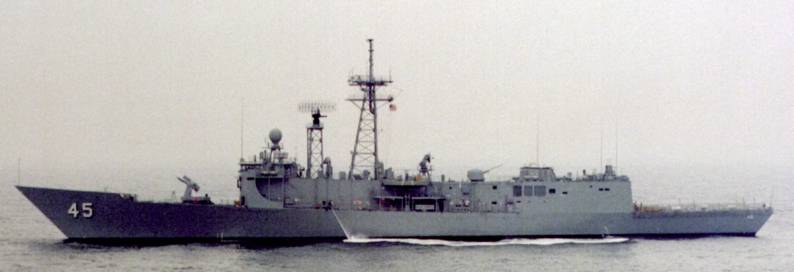 FFG-45 USS De Wert - Perry class guided missile frigate