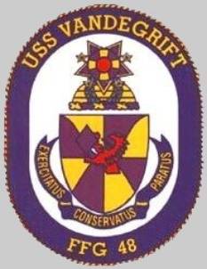 FFG-48 USS Vandegrift patch crest insignia