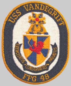 FFG-48 USS Vandegrift patch crest insignia