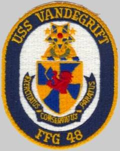 FFG-48 USS Vandegrift patch crest insignia