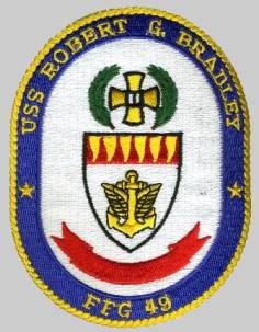 USS Robert G. Bradley FFG-49 patch crest insignia