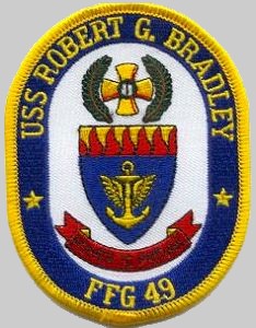 FFG-49 USS Robert G. Bradley patch crest insignia