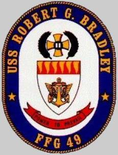 FFG-49 USS Robert G. Bradley patch crest insignia
