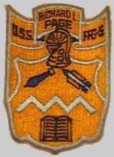 FFG-5 USS Richard L. Page patch crest insignia