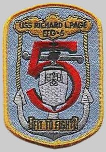 FFG-5 USS Richard L. Page patch crest insignia
