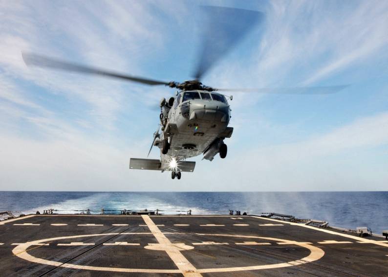 FFG-50 USS Taylor - SH-60B Seahawk LAMPS III