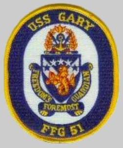 FFG-51 USS Gary patch crest insignia
