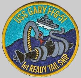FFG-51 USS Gary cruise patch
